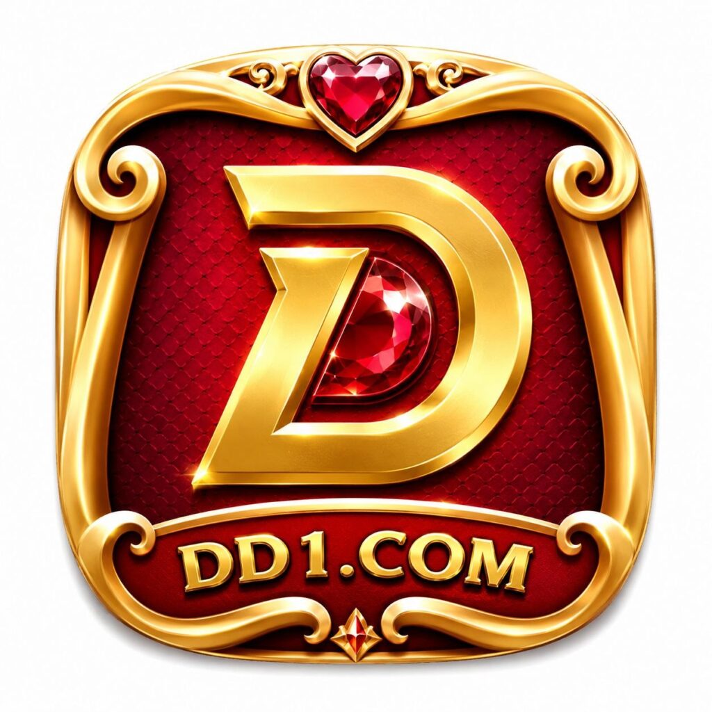 DD1 Game mobile app interface with exciting games, rewards, bonuses, and secure online gaming experience.